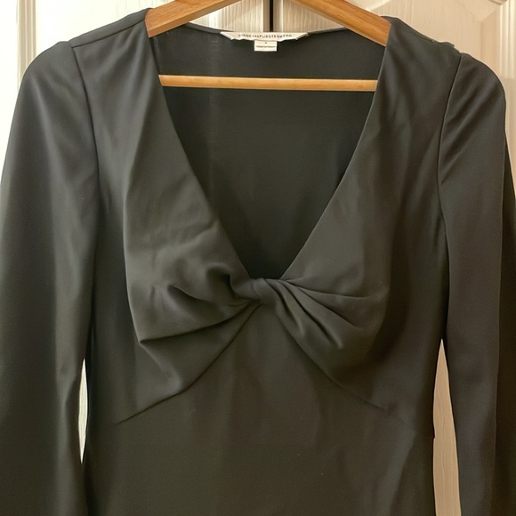 Diane von Furstenberg Women’s Black Dress - Size 2 - Picture 2 of 4